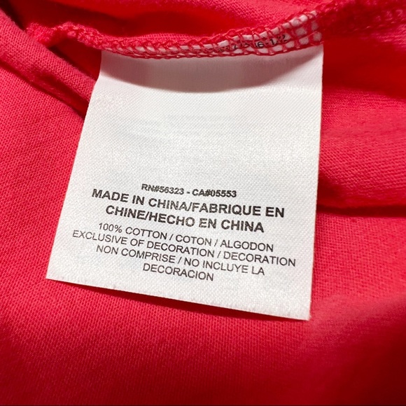 Nike Just Do It Bright Pink/Navy/White Slim Fit V-Neck T-Shirt Size Large - Picture 3 of 7